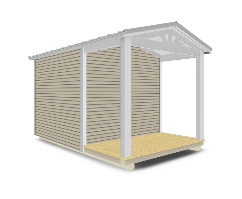 A-frame Metal with Front Porch