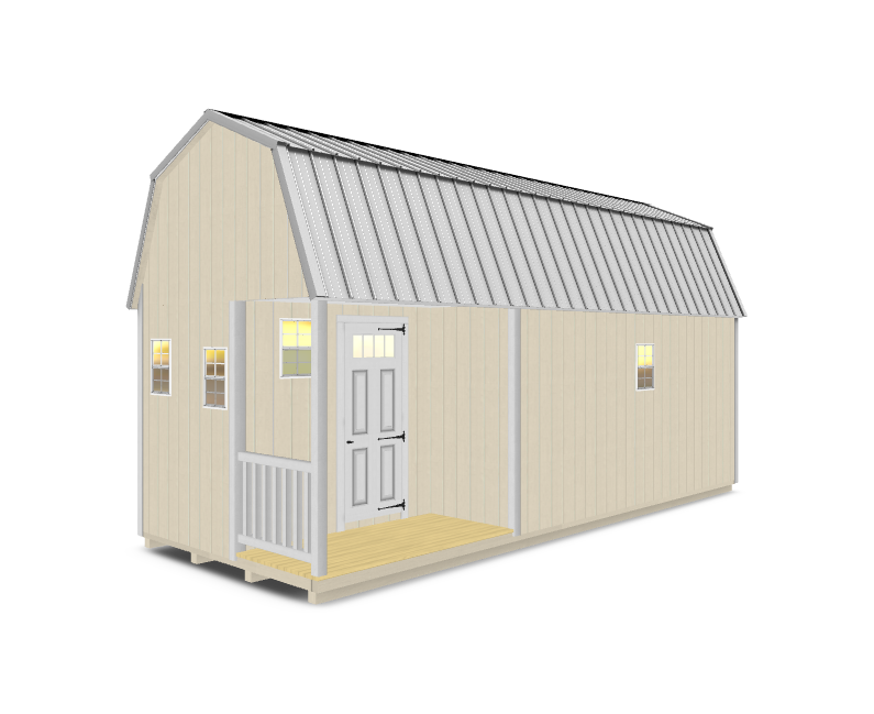 Barn with Corner Porch